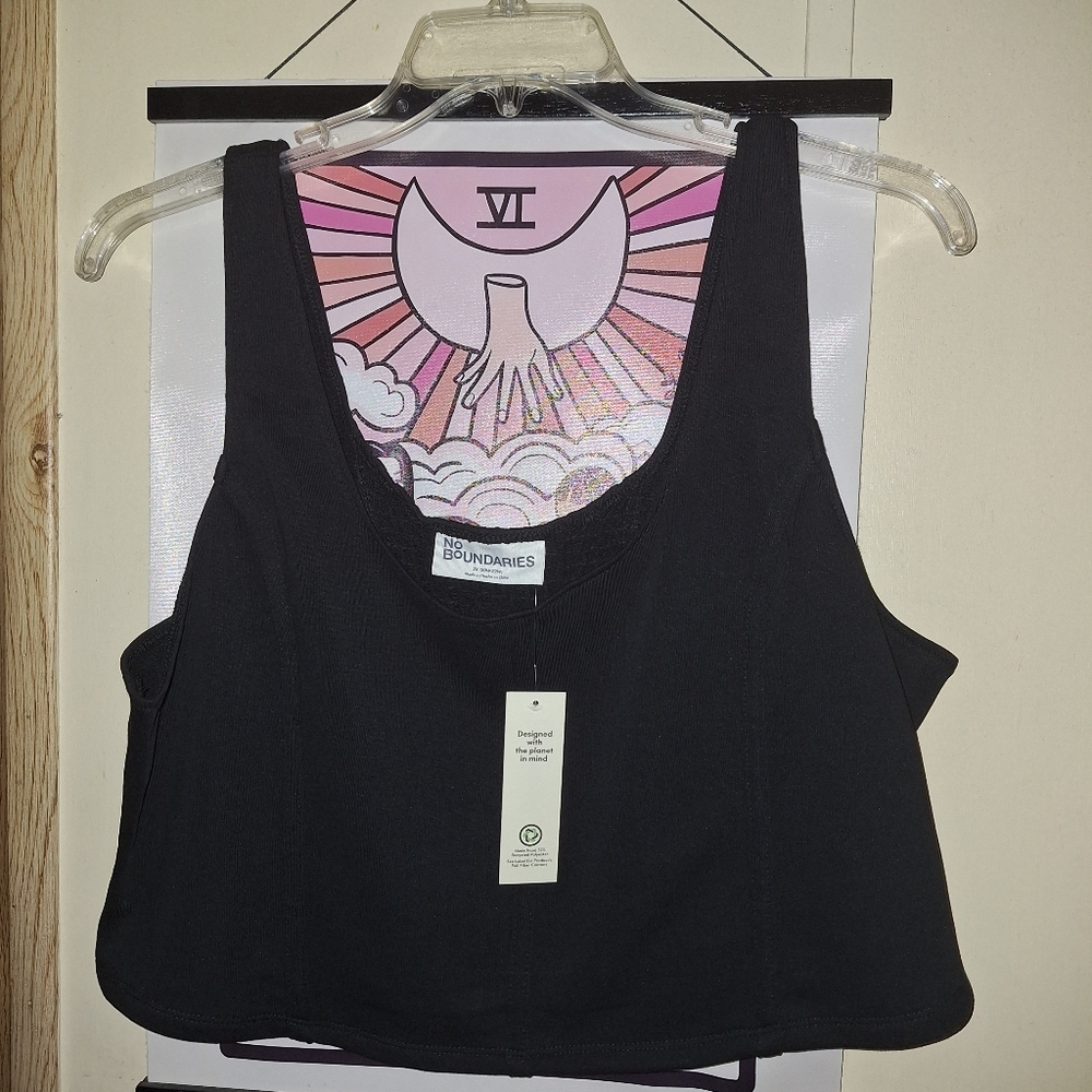 Black Crop Top